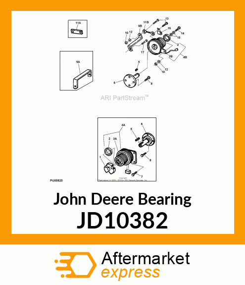 BALL BEARING, BEARING, BALL 80MM O. JD10382