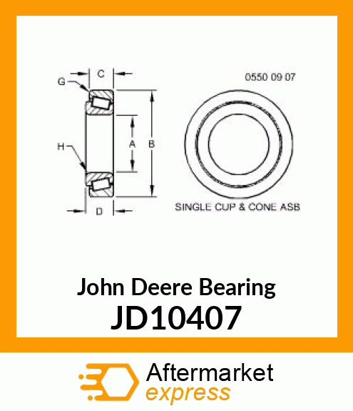 BEARING JD10407