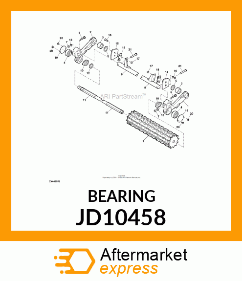 BALL BEARING JD10458