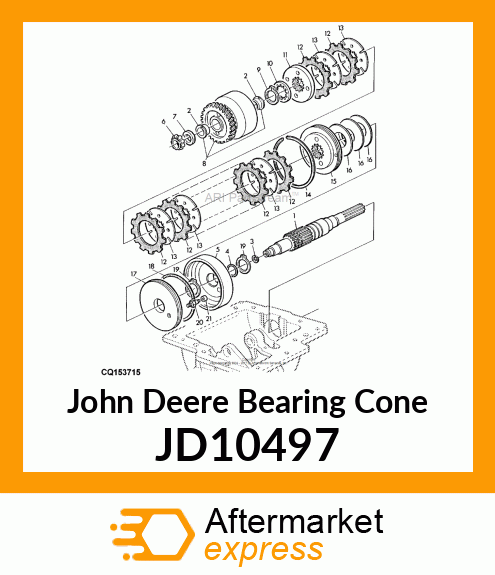 CONE,BEARING JD10497