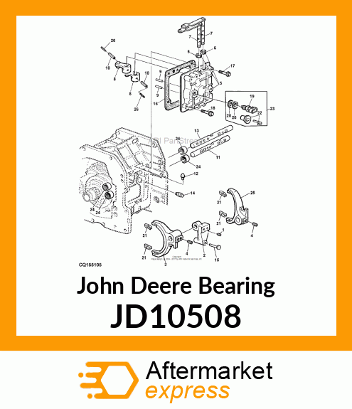 BEARING, BEARING BALL BUSHING JD10508