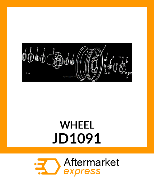 WHEEL JD1091