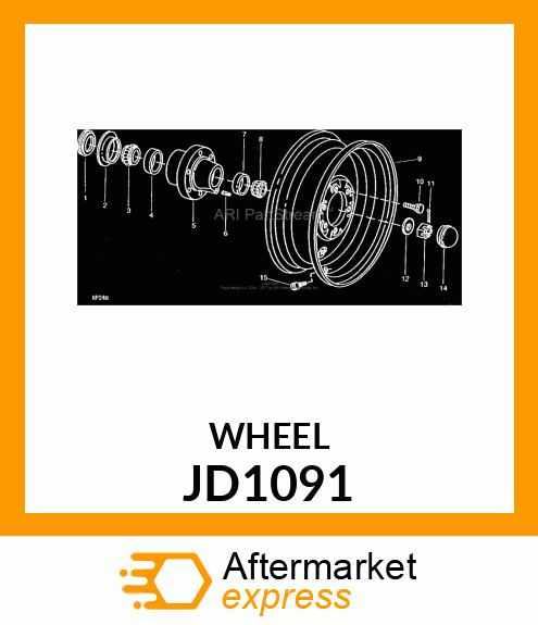 WHEEL JD1091