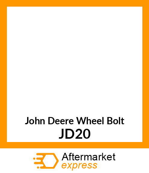 BOLT, WHEEL JD20