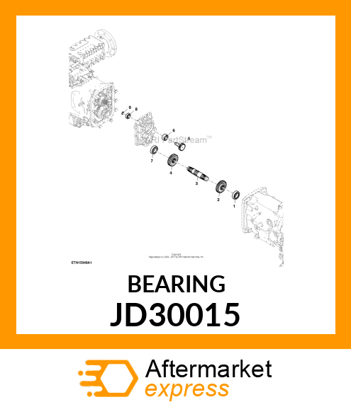 BALL BEARING JD30015