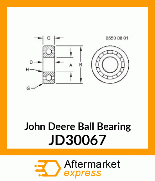 BALL BEARING JD30067