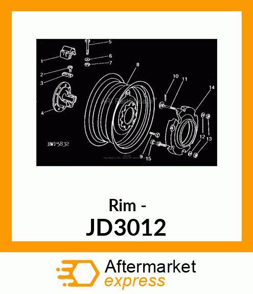 Rim - JD3012