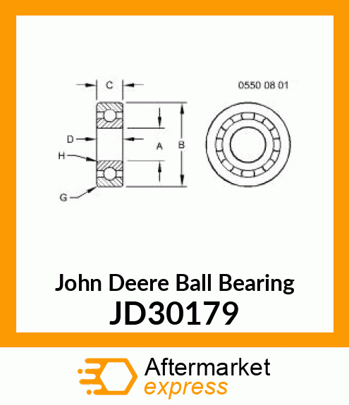 BALL BEARING JD30179