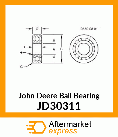 BALL BEARING JD30311