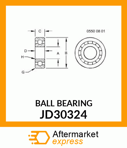 BALL BEARING JD30324