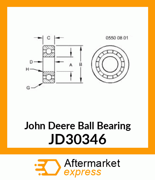 BALL BEARING JD30346