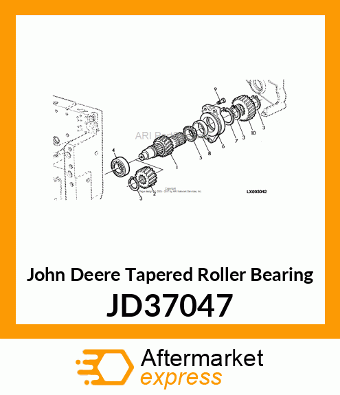 TAPERED ROLLER BEARING JD37047