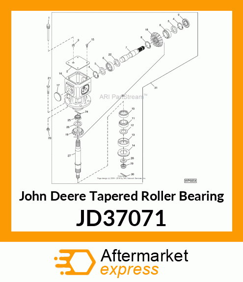 TAPERED ROLLER BEARING JD37071