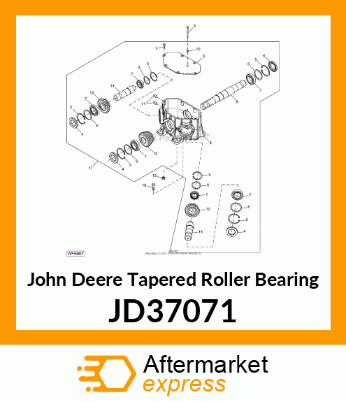 TAPERED ROLLER BEARING JD37071