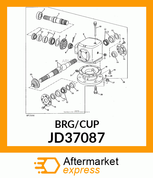 TAPERED ROLLER BEARING JD37087