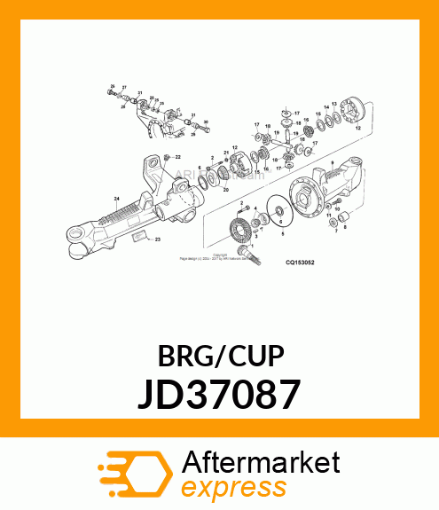 TAPERED ROLLER BEARING JD37087