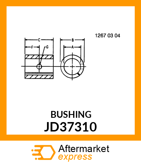 BUSHING JD37310