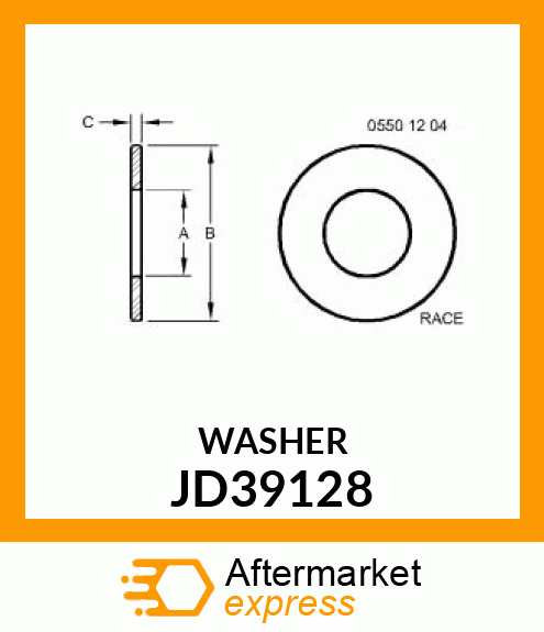 THRUST BEARING JD39128