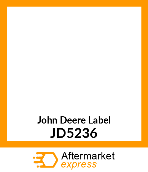 LABEL, LEAPING DEER AGRICULTURAL JD5236