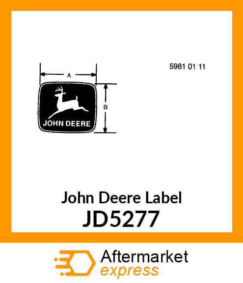 DECALCOMANIA,LEAPING DEER JD5277