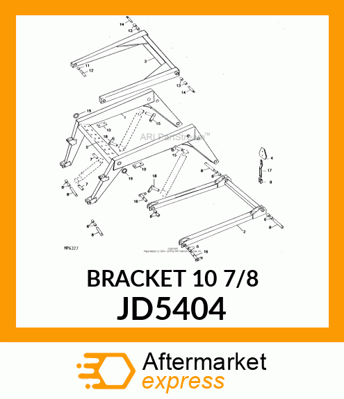 BRACKET, SMV MOUNTING JD5404