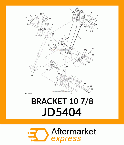 BRACKET, SMV MOUNTING JD5404