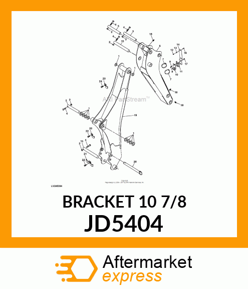 BRACKET, SMV MOUNTING JD5404