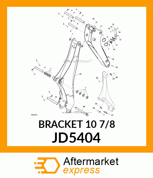 BRACKET, SMV MOUNTING JD5404