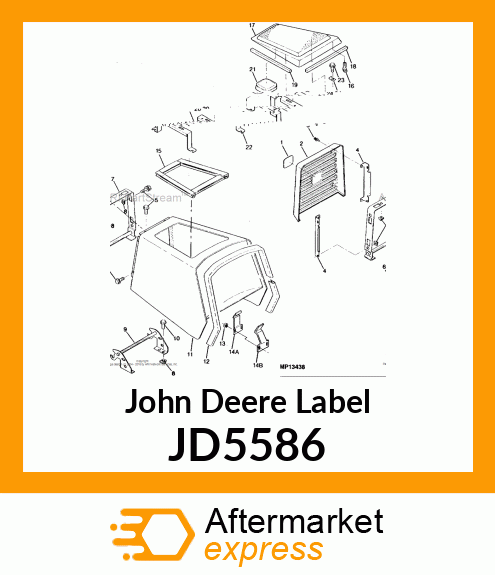 LABEL, TRADEMARK, LEAPING DEER JD5586