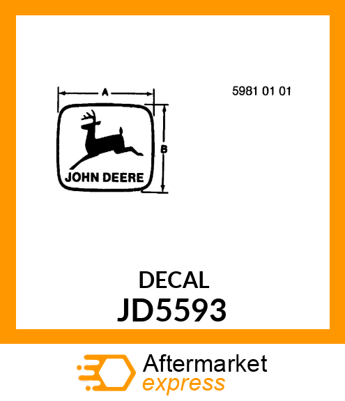 LABEL, TRADEMARK, LEAPING DEER JD5593