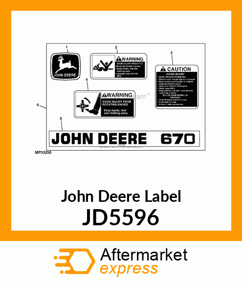 LABEL, TRADEMARK, LEAPING DEER JD5596