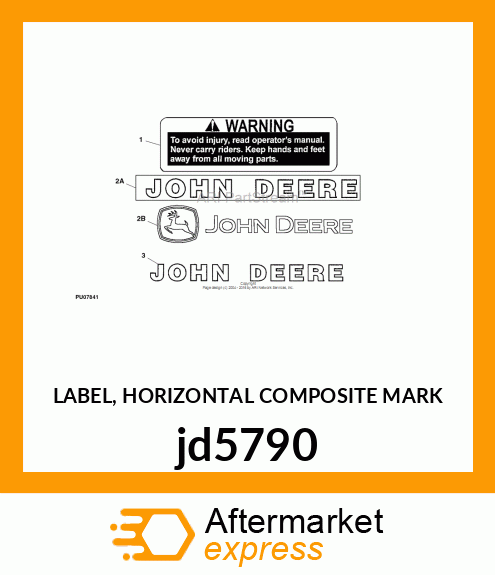 LABEL, HORIZONTAL COMPOSITE MARK jd5790