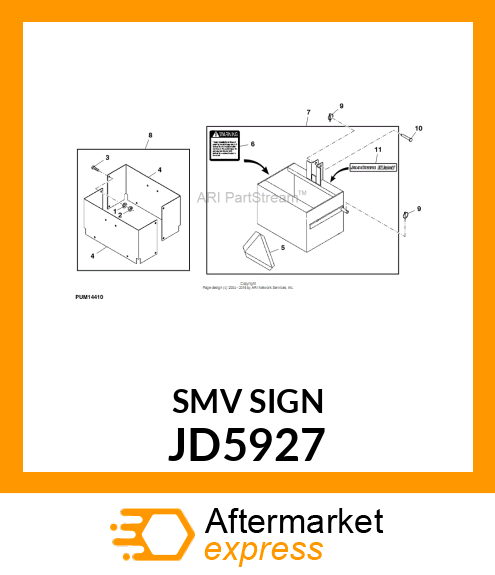 SMV EMBLEM WITH PREMASK JD5927