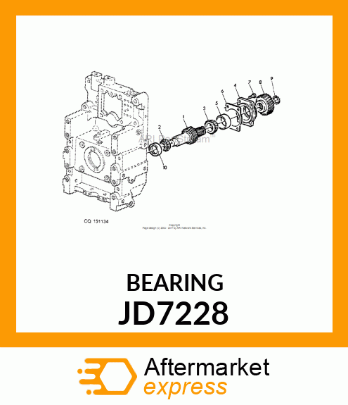 ROLLER BRG PNL JD7228