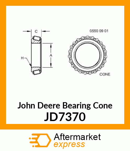 CONE,BEARING JD7370