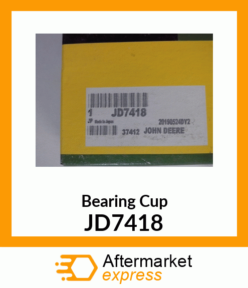 CUP,TAPER ROLLER BEARING JD7418