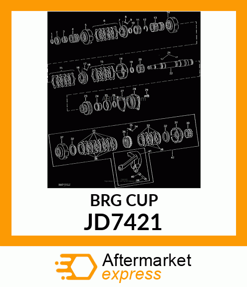 BEARING ,CUP JD7421