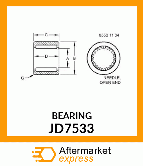 BEARING JD7533