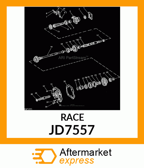 RACE STRAIGHT ROLLER BEARING INNER JD7557