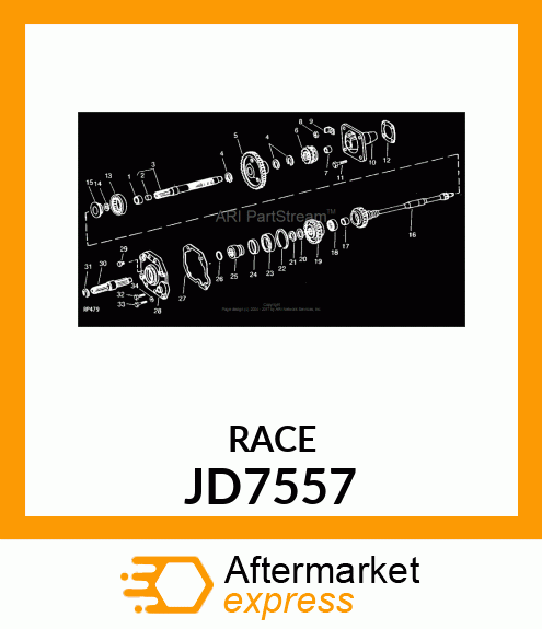 RACE STRAIGHT ROLLER BEARING INNER JD7557