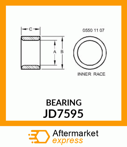 RACE INNER BEARING JD7595