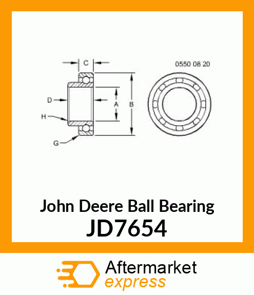 BEARING JD7654