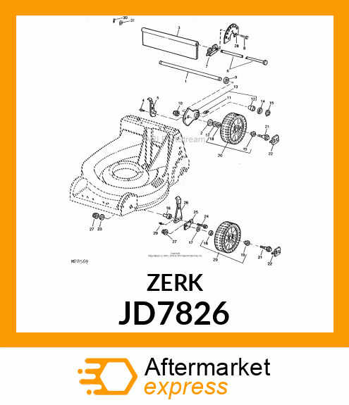 FITTING,GREASE JD7826
