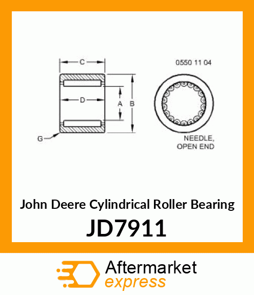 Cylindrical Roller Bearing JD7911