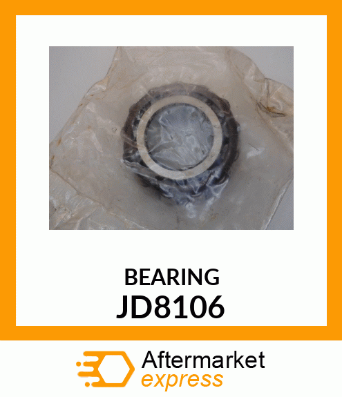 CONE,TAPER ROLLER BEARING JD8106