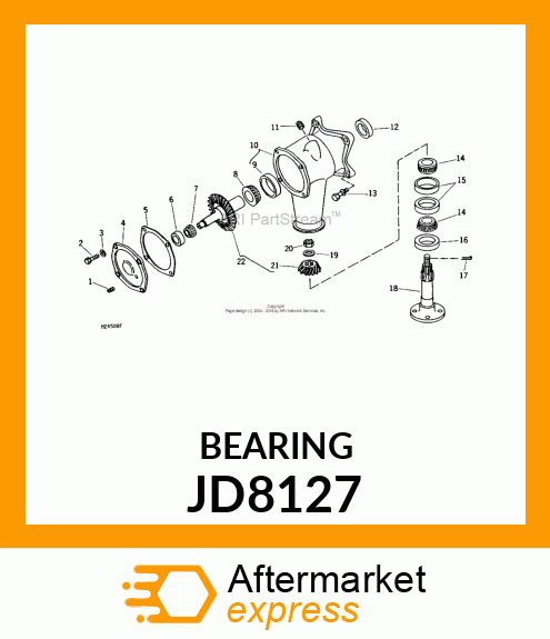 Bearing Cone JD8127