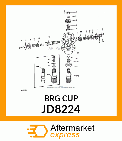Bearing Cup JD8224