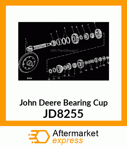 CUP ,TAPER ROLLER BEARING JD8255