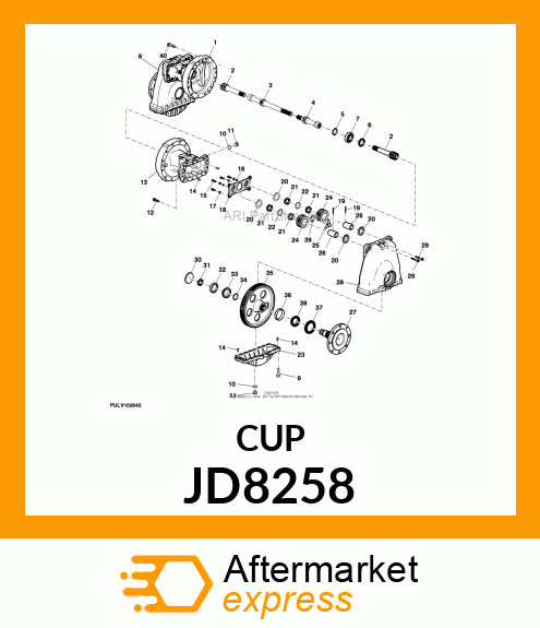 CUP,TAPER ROLLER BEARING JD8258