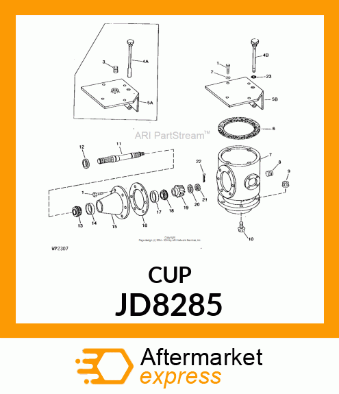 CUP, BEARING JD8285